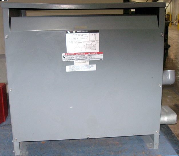 SQUARE D Step down Transformer, 75 Kva,